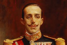 Alfonso XIII. Dentro de la lista de los 10 borbones españoles.
