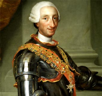 Carlos III. Dentro de la lista de los 10 borbones españoles.
